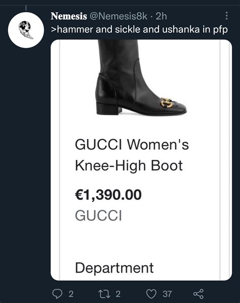 gucci communist boots|farfetch gucci boots women.